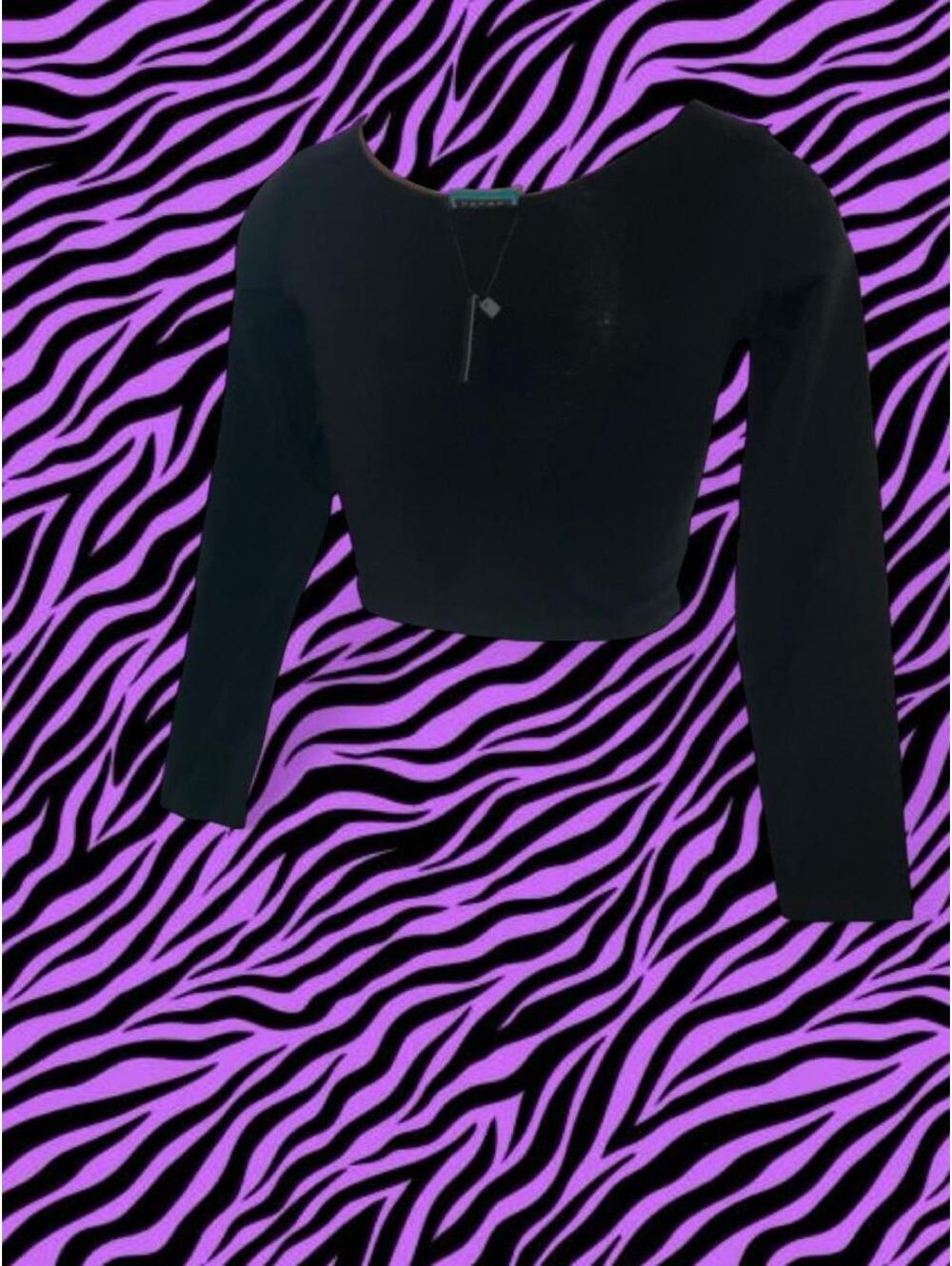 Too Fast Brand NWT Suck It and Go Away long sleeve crop top! - Picture 4 of 5